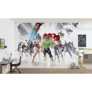 Komar Papier Fototapete Avengers Unite 368×254 cm Komar Papier Fototapete Avengers Unite 368×254 cm