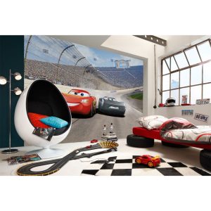 Komar Papier Fototapete Cars3 Curve 368×254 cm Komar Papier Fototapete Cars3 Curve 368×254 cm