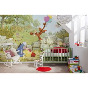 Komar Papier Fototapete Winnie the Pooh Ballooning 368×254 cm Komar Papier Fototapete Winnie the Pooh Ballooning 368×254 cm