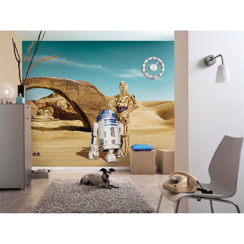 Komar  Papier Fototapete Star Wars Lost Droids 368x254 cm