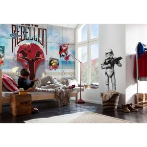 Komar Papier Fototapete Star Wars Rebels Wall 368×254 cm Komar Papier Fototapete Star Wars Rebels Wall 368×254 cm