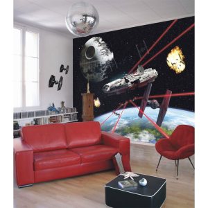 Komar Papier Fototapete Star Wars Millennium Falcon 368×254 cm Komar Papier Fototapete Star Wars Millennium Falcon 368×254 cm