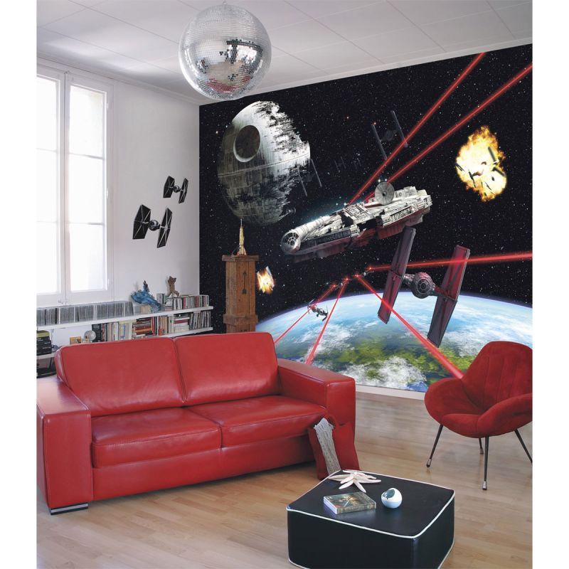 Komar  Papier Fototapete Star Wars Millennium Falcon 368x254 cm
