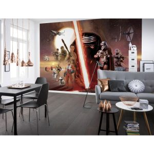 Komar Papier Fototapete Star Wars EP7 Collage 368×254 cm Komar Papier Fototapete Star Wars EP7 Collage 368×254 cm