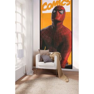Komar Vlies Fototapete Spider-Man Comic 100×250 cm Komar Vlies Fototapete Spider-Man Comic 100×250 cm