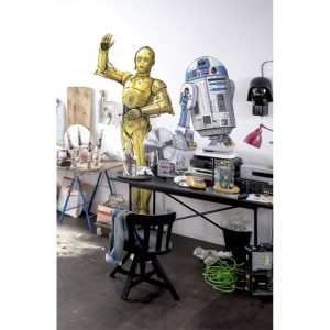 Komar Selbstklebende Vlies Wandtattoo Star Wars XXL C-3PO 127×200 cm Komar Selbstklebende Vlies Wandtattoo Star Wars XXL C-3PO 127×200 cm