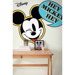Komar Selbstklebende Vlies Wandtattoo Mickey Hey XXL 127×200 cm Komar Selbstklebende Vlies Wandtattoo Mickey Hey XXL 127×200 cm