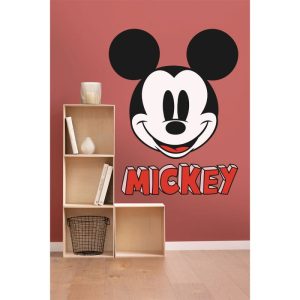 Komar Selbstklebende Vlies Wandtattoo Mickey Smile XXL 127×200 cm Komar Selbstklebende Vlies Wandtattoo Mickey Smile XXL 127×200 cm