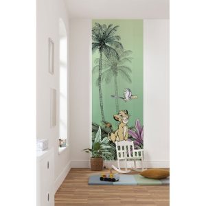 Komar Vlies Fototapete Jungle Simba 100×280 cm Komar Vlies Fototapete Jungle Simba 100×280 cm
