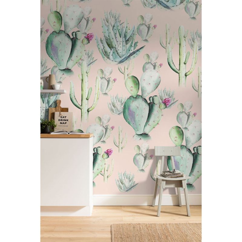 Komar  Vlies Fototapete Cactus Rose 200x250 cm