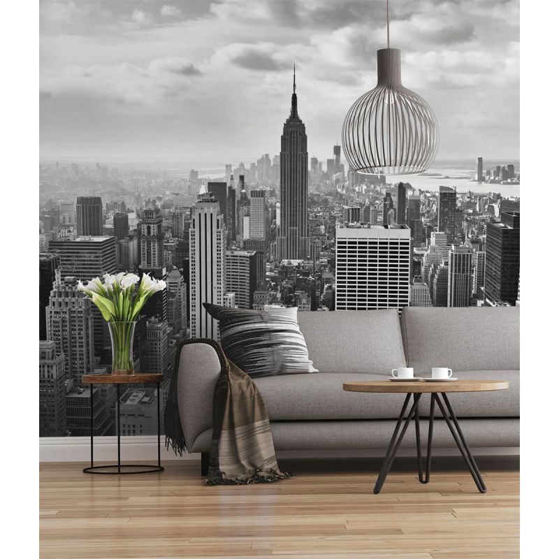 Komar  Vlies Fototapete NYC Black and White 300x250 cm