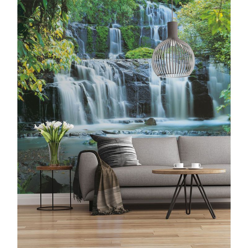 Komar  Vlies Fototapete Pura Kaunui Falls 300x250 cm