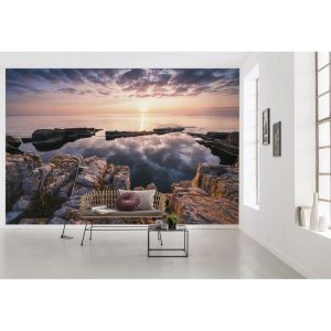 Komar Vlies Fototapete Spiegelküste 368×248 cm Komar Vlies Fototapete Spiegelküste 368×248 cm