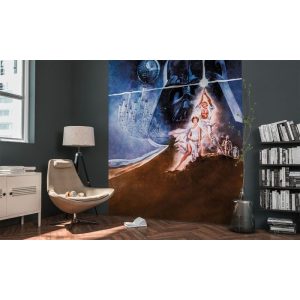 Komar Vlies Fototapete Star Wars Poster Classic2 200×250 cm Komar Vlies Fototapete Star Wars Poster Classic2 200×250 cm