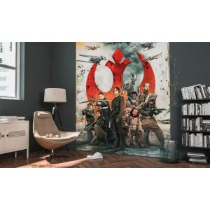 Komar Vlies Fototapete Star Wars Rebels 200×250 cm Komar Vlies Fototapete Star Wars Rebels 200×250 cm