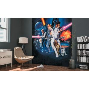 Komar Vlies Fototapete Star Wars Poster Classic 1 200×250 cm Komar Vlies Fototapete Star Wars Poster Classic 1 200×250 cm