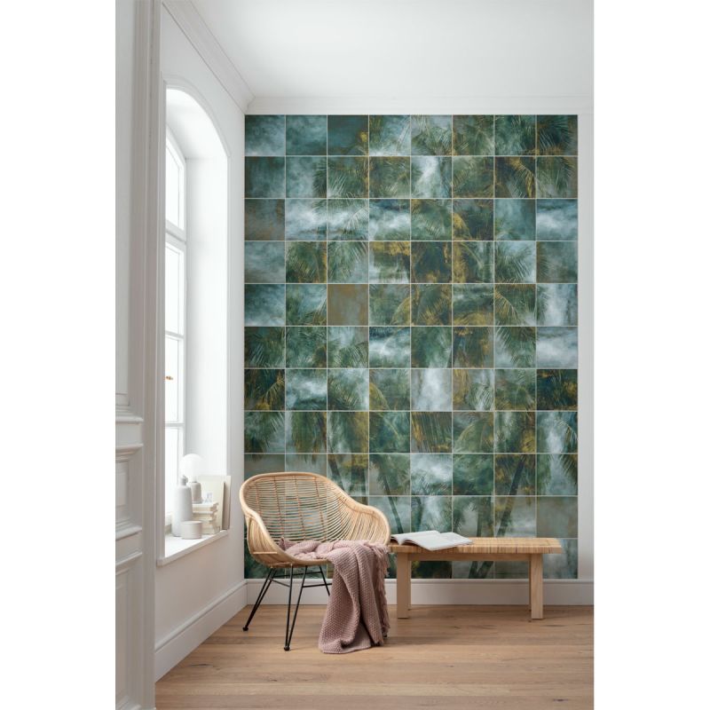Komar  Vlies Fototapete Palm Puzzle 200x280 cm