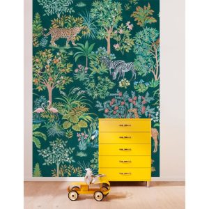 Komar Vlies Fototapete Happy Jungle 200×280 cm Komar Vlies Fototapete Happy Jungle 200×280 cm