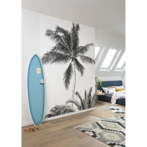 Komar Vlies Fototapete Retro Palm 200×280 cm Komar Vlies Fototapete Retro Palm 200×280 cm