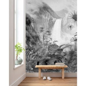 Komar Vlies Fototapete Jurassic Waterfall 200×280 cm Komar Vlies Fototapete Jurassic Waterfall 200×280 cm