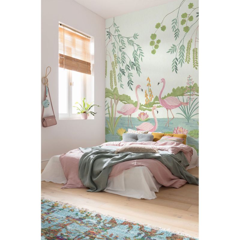 Komar  Vlies Fototapete Flamingo Vibes 200x280 cm
