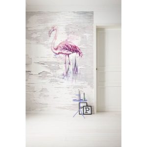 Komar Vlies Fototapete Pink Flamingo 200×250 cm Komar Vlies Fototapete Pink Flamingo 200×250 cm