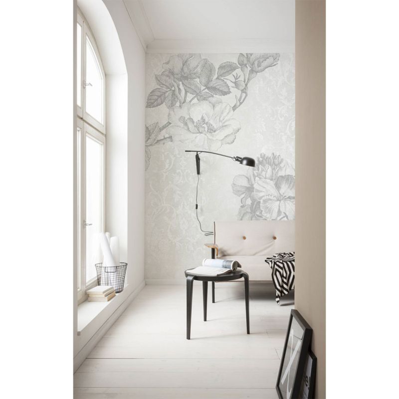 Komar  Vlies Fototapete Baroque Grey 200x250 cm