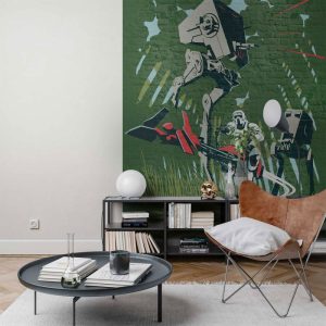 Komar Vlies Fototapete Star Wars Classic Concrete Endor 200×280 cm Komar Vlies Fototapete Star Wars Classic Concrete Endor 200×280 cm