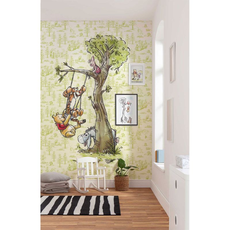 Komar  Vlies Fototapete Winnie the Pooh in the Wood 200x280 cm