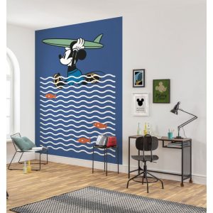 Komar Vlies Fototapete Mickey gone Surfin' 200×280 cm Komar Vlies Fototapete Mickey gone Surfin' 200×280 cm