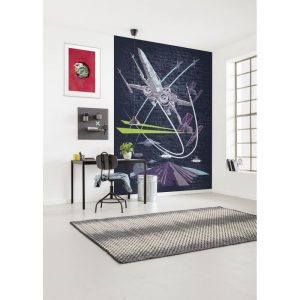 Komar Vlies Fototapete Star Wars Classic Concrete X-Wing 200×280 cm Komar Vlies Fototapete Star Wars Classic Concrete X-Wing 200×280 cm