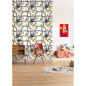 Komar Vlies Fototapete Mickey Mouse Foot Labyrinth 200×280 cm Komar Vlies Fototapete Mickey Mouse Foot Labyrinth 200×280 cm