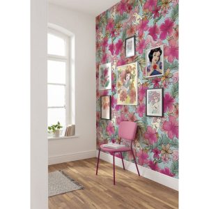 Komar Vlies Fototapete Ariel Pink Flower 200×280 cm Komar Vlies Fototapete Ariel Pink Flower 200×280 cm