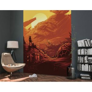 Komar Vlies Fototapete Star Wars Jakku Star Destroyer 200×280 cm Komar Vlies Fototapete Star Wars Jakku Star Destroyer 200×280 cm