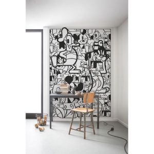 Komar Vlies Fototapete Mickey Constructive 200×280 cm Komar Vlies Fototapete Mickey Constructive 200×280 cm