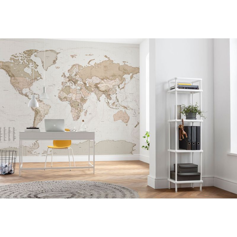 Komar  Vlies Fototapete Earth Map 350x250 cm