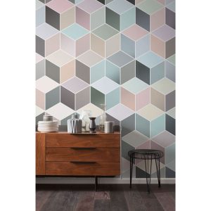 Komar Vlies Fototapete Cubes Pastel 200×250 cm Komar Vlies Fototapete Cubes Pastel 200×250 cm