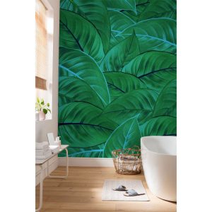 Komar Vlies Fototapete Jungle Leaves 200×250 cm Komar Vlies Fototapete Jungle Leaves 200×250 cm