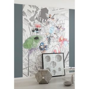 Komar Vlies Fototapete Avengers Attack 200×280 cm Komar Vlies Fototapete Avengers Attack 200×280 cm