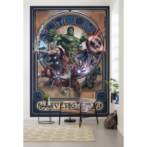 Komar Vlies Fototapete Avengers Ornament 200×280 cm Komar Vlies Fototapete Avengers Ornament 200×280 cm