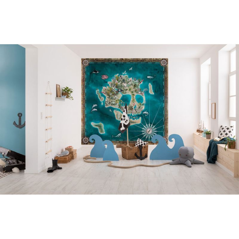 Komar  Vlies Fototapete Skull Island 250x250 cm