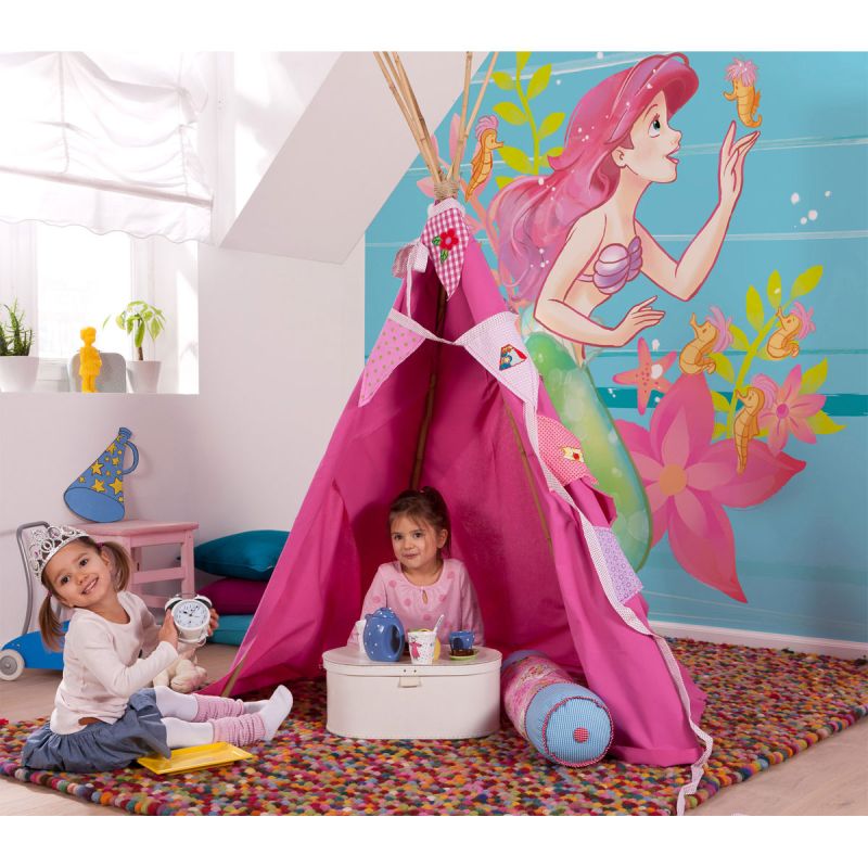 Komar  Vlies Fototapete Ariel Little Friends 250x250 cm