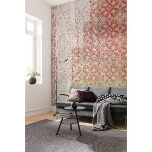 Komar Vlies Fototapete Art Nouveau Rouge 250×280 cm Komar Vlies Fototapete Art Nouveau Rouge 250×280 cm