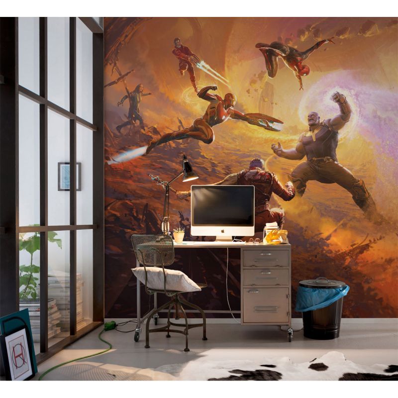 Komar  Vlies Fototapete Avengers Epic Battle Titan 250x280 cm