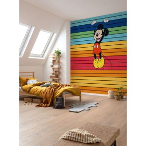 Komar Vlies Fototapete Mickey Magic Rainbow 300×250 cm Komar Vlies Fototapete Mickey Magic Rainbow 300×250 cm