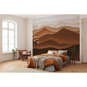 Komar Vlies Fototapete Macchiato Mountains 300×250 cm Komar Vlies Fototapete Macchiato Mountains 300×250 cm