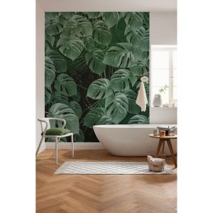 Komar  Vlies Fototapete Monstera on Marble 200×250 cm