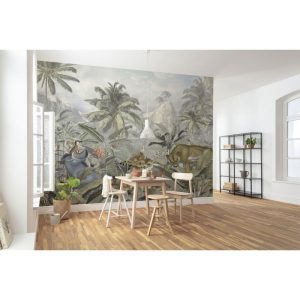 Komar  Vlies Fototapete Lion King Mountains 300×280 cm