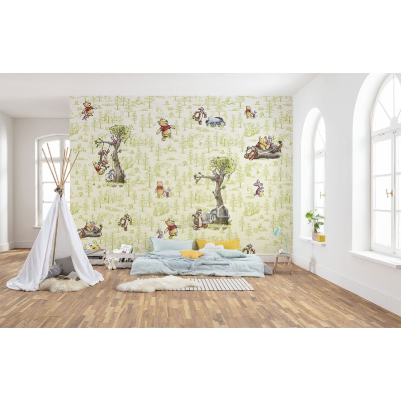 Komar  Vlies Fototapete Winnie the Pooh Friends 300x280 cm