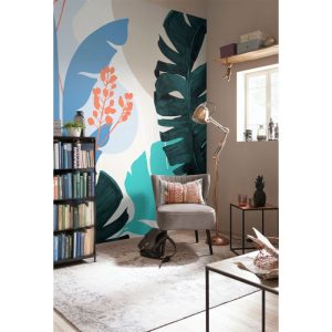 Komar Vlies Fototapete Tropical Shapes 300×280 cm Komar Vlies Fototapete Tropical Shapes 300×280 cm